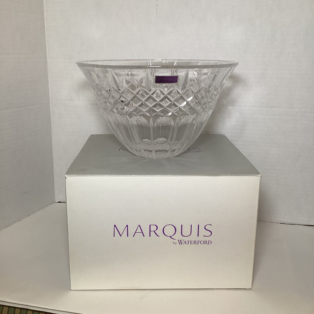 Marquis by Waterford Shelton 8 Inch Crystal Bowl Made in Germany 160373 New